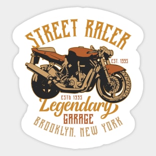 Street racer Sticker